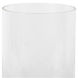 Haven Coastal Clear Glass Outdoor Hurricane Candleholder - Small|