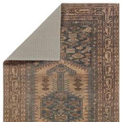 Ayden Global Bazaar Brown Ushak Patterned Rug - 4'x8'|