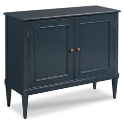 Cerise Updated Traditional Blue Oak Wood Sideboard|
