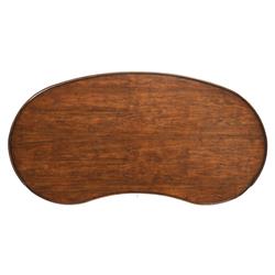 Marseille French Country Cherry Wood Kidney Desk|