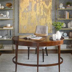 Marseille French Country Cherry Wood Kidney Desk|