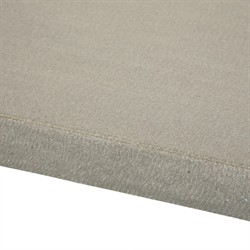 Maceo Modern Classic Grey Stone Top Black Iron Base Outdoor Dining Table - 78.75"W|