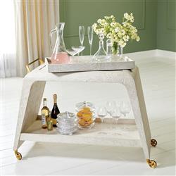 Bonnie Modern Clear Seeded Glass Canister - Small|