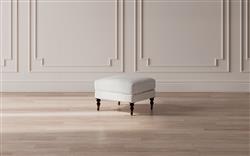 Madeline Sage Green Ottoman|