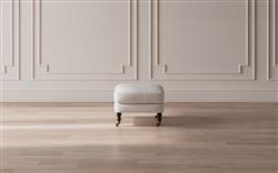 Madeline Sage Green Ottoman|