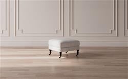 Madeline Sage Green Ottoman|