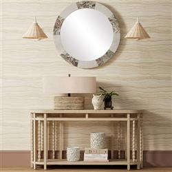 Jasmine French Country White Ceramic Floral Embossed Handmade Cachepot - Small|