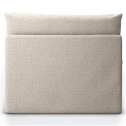 Cee Modern Classic Beige Upholstered Outdoor Chaise Lounge|