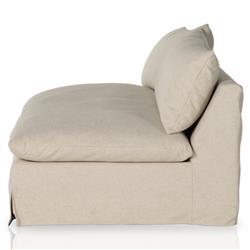 Cee Modern Classic Beige Performance Slipcovered Sofa - Small - 74Gǥ|