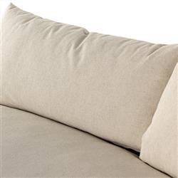 Cee Modern Classic Beige Performance Slipcovered Sofa - Small - 74Gǥ|