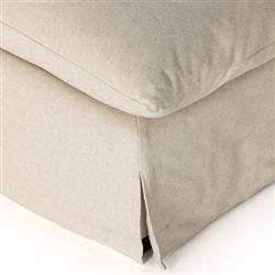 Cee Modern Classic Beige Performance Slipcovered Sofa - Small - 74Gǥ|