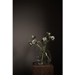 Amara Modern Classic Clear Glass Decorative Table Vase - Small|