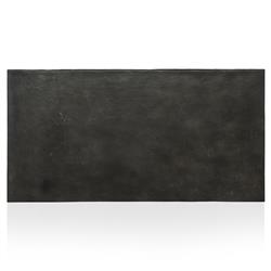 Hanne Mid Century Modern Grey Aluminum Rectangular Outdoor Coffee Table|