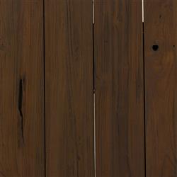 Flint Rustic Lodge Natural Teak Rectangular Outdoor Dining Table - 96"W - Small|