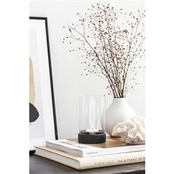 Manufacture Rock Home Clear Glass Hurricane Candleholder - Small|