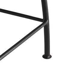 Henson Industrial Loft Antique Mango Wood Iron Swivel Counter Stool|