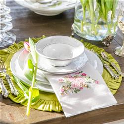 Firenze Modern Classic White Ceramic Cereal Bowl|