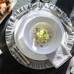 Firenze Modern Classic White Ceramic Soup Bowl|