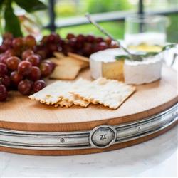 Tavola Modern Classic Brown Wood Charcuterie Board|