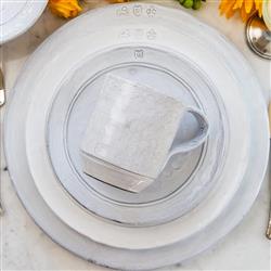 Firenze Modern Classic White Ceramic Coffee Mug|