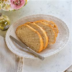 Finezza Global Bazaar Cream Ceramic Oval Tray|