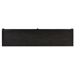 Tacorey Rustic Lodge Black Solid Oak Wood 4 Drawer 4 Door Sideboard|