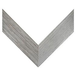 Misty French Country Blue Sky Neutral Landscape Grey Frame Painting II - 40x30|