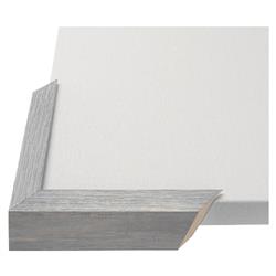 Misty French Country Blue Sky Neutral Landscape Grey Frame Painting I - 40x30|