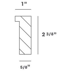 Ariel Coastal Beach Blue Top View Seascape Natural Frame Painting I - 36x24|