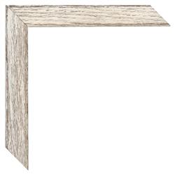 Ariel Coastal Beach Blue Top View Seascape Natural Frame Painting II - 36x24|