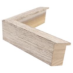 Ariel Coastal Beach Blue Top View Seascape Natural Frame Painting II - 36x24|