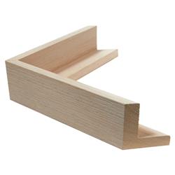 Von French Country Green Mountain Side Landscape Natural Frame Painting - 24x36|