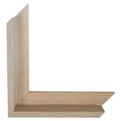 Cali Coastal Beach Blue Seascape Natural Frame Horizon Painting I - 40x40|