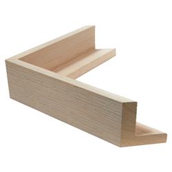 Cali Coastal Beach Blue Seascape Natural Frame Horizon Painting I - 40x40|