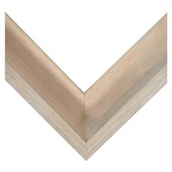 Cali Coastal Beach Blue Seascape Natural Frame Horizon Painting II - 40x40|