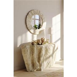 Visual Comfort Dauphine Modern Gilded Iron White Linen Shade Bedside Table Lamp|