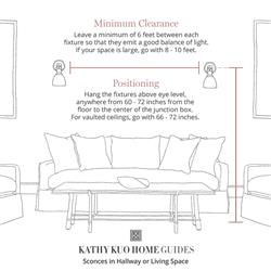 Visual Comfort Studio Modern Polished Nickel Metal Swing Arm Shade Wall Sconce|