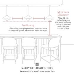 Visual Comfort Katie Modern Classic Antique Brass Metal White Glass Dome Pendant|