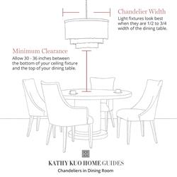 Visual Comfort Talia Gild Metal Swirled Glass Linear Chandelier - Medium|