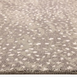Arvin Modern Classic Grey Wool Dot Patterned Hand Knotted Rug - 5'x8'|