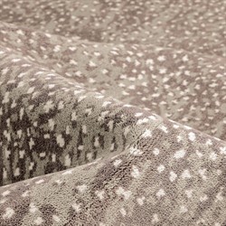 Arvin Modern Classic Grey Wool Dot Patterned Hand Knotted Rug - 5'x8'|