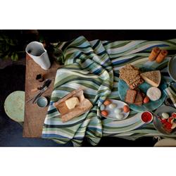 L'Objet Ionic Modern Natural Oak Wood Brass Accent Salt & Pepper Mills Set|