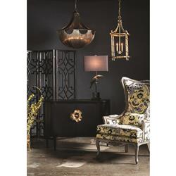 Sazana Modern Classic Black Oak Demilune Sideboard|