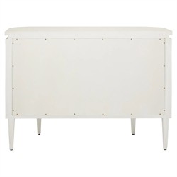 Sazana Modern Classic White Oak Demilune Sideboard|