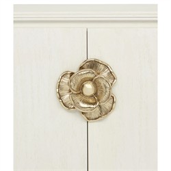 Sazana Modern Classic White Oak Demilune Sideboard|