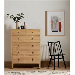 Lara French Classic Black Oak Wood Windsor Dining Side Chair|