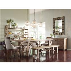 Rafal Rustic Lodge Brown Reclaimed Wood Open Bookshelf|