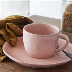 Livia Modern Classic Mauve Rose Stoneware Mug - Set of 4|