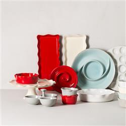 Cook &amp; Host Modern White Stoneware Oval Ramekin - Set of 4|