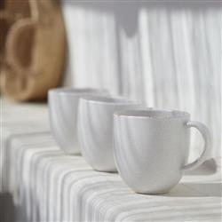 Vermont Modern Classic Cream Stoneware Mug - Set of 4|